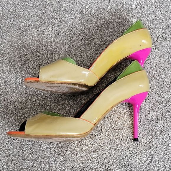 Gaspard Yurkievich Patent Leather High Heel Shoes, Size 40.5 (10.5) - Picture 1 of 13